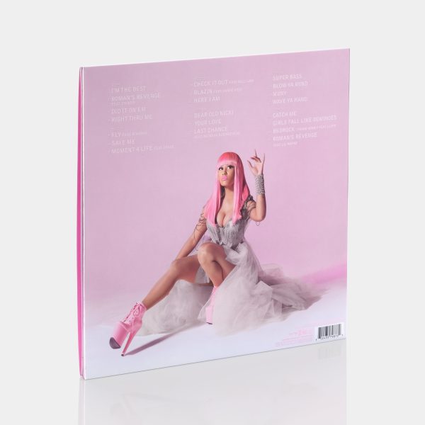 Nicki Minaj - Pink Friday (Deluxe Edition) 3xLP Pink Swirl Vinyl Record Sale - Image 3