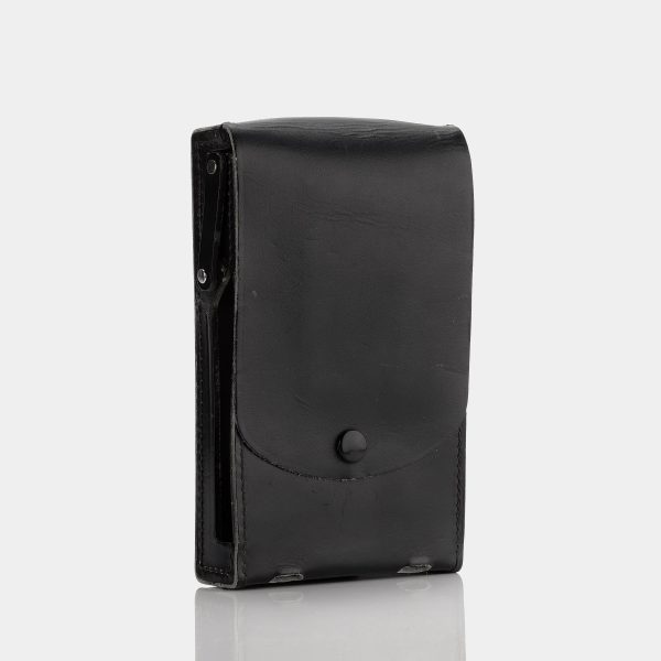 Polaroid SX-70  Ever-Ready  Style Black Leather Folding Camera Case For Discount