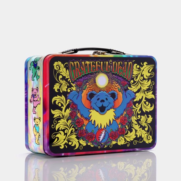 Grateful Dead Dancing Bears Vintage-Inspired Tin Lunchbox Online now