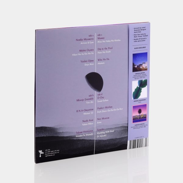Somewhere Between: Mutant Pop, Electronic Minimalism & Shadow Sounds Of Japan 1980-1988 2xLP Purple Cornetto Vinyl Record For Sale - Image 3