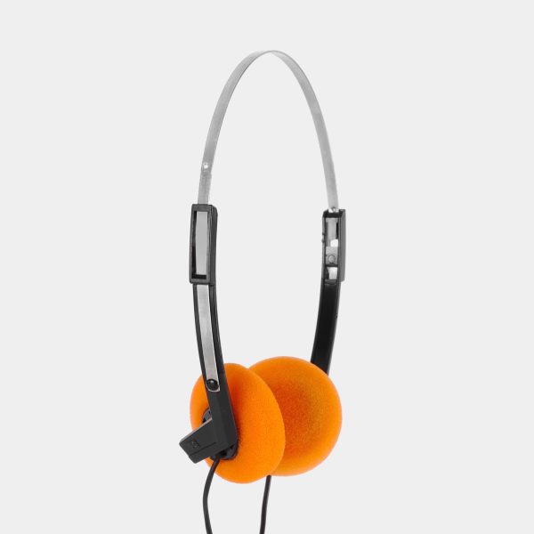 Retro Black On-Ear Headphones Discount