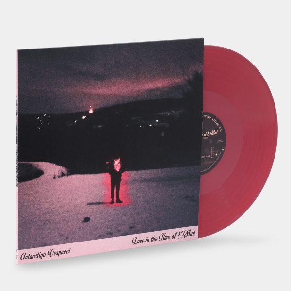 Antarctigo Vespucci - Love in the Time of E-Mail LP Maroon Vinyl Record Hot on Sale