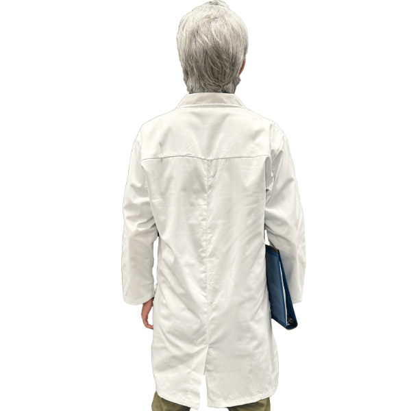 White Unisex Lab Coat Online Sale - Image 4